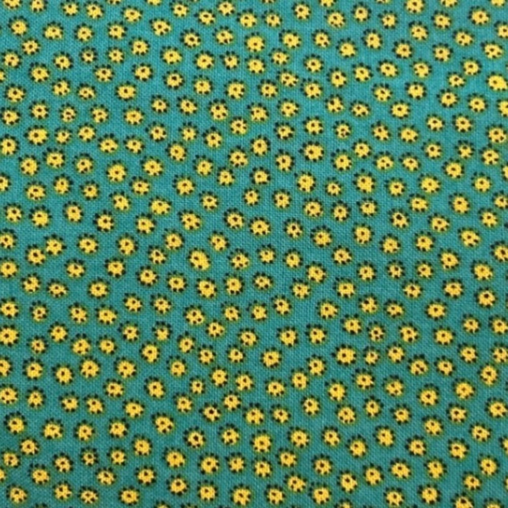 Vintage 90s Floral Fabric Ditsy Cottagecore Retro Garden Party Prairie Kitsch